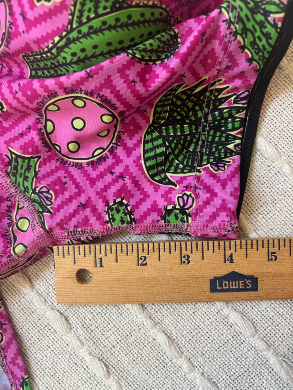 Pickleball Bella Cactus Print Athletic Skort Pink Green Size 2 (M) Tennis Golf - Picture 13 of 14